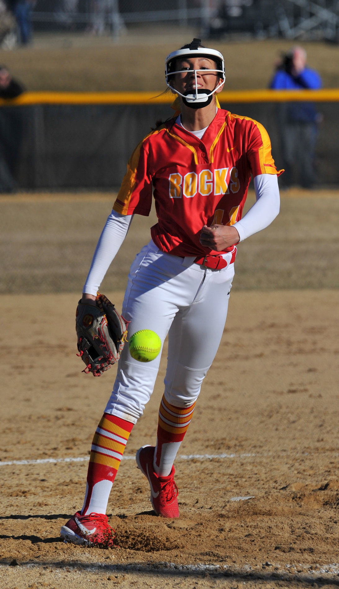 Rock Island at Rockridge softball